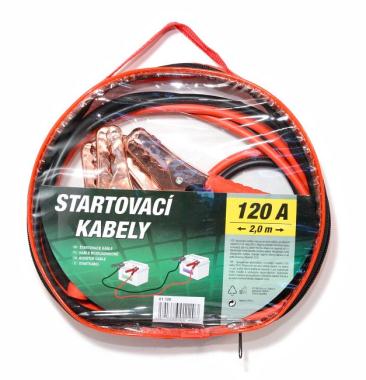 Startovací kabely 120A 2,0m zipper bag