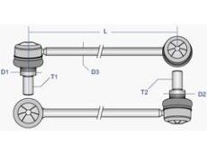 Tyčka stabilizátoru Citroen C4 P/L MOOG