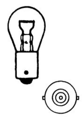 žárovka 12V 21W Ba15s 