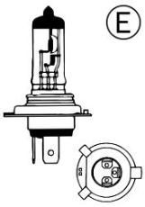 Žárovka 24V H4 75/70W P43t