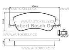 destičky Citroen Berlingo 2,0HDi Bosch 0986494027