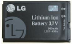 Baterie LG LGIP-430A 900mAh Li-Ion bulk KP100