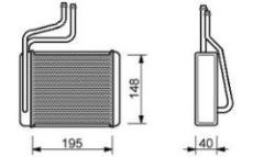 chladič topení Ford Mondeo 98-01