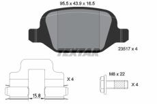 brzdové destičky Alfa Romeo 156 TX2351703