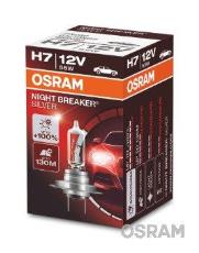 Žárovka 12V H7  55W+100% světla Osram Night Breake