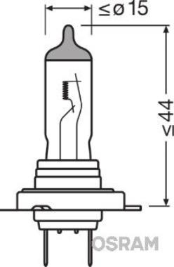 žárovka 12V H7  55W PX26D OSRAM