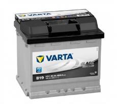 Autobaterie 12V  45Ah Varta Black B19