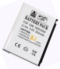 baterie Samsung D800 Li-ION 500 mAH A MAX