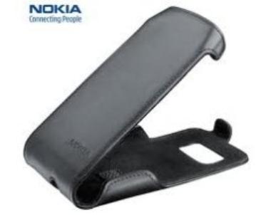 CP-525 Nokia Kožené Pouzdro pro E6-00 Black