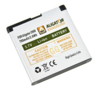 baterie Aligator D900, Li-lon, 700mAh