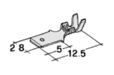 konektor 4,8mm kolík neizolovaný 1ks   P20