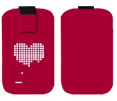 Pouzdro FRESH iPhone Heart red (125x75x10mm)