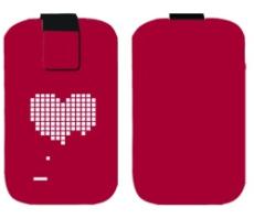 Pouzdro FRESH Galaxy SIII Heart red