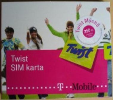 Twist karta DATA Unlimited kredit 50,- bonus měsíc