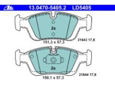 Brzdové destičky BMW 3 ATE Ceramic LD5405