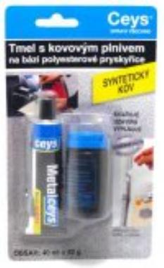 lepidlo tmel s kovovým plnivem Ceys 40ml+40g