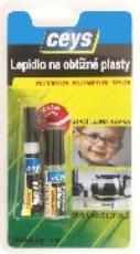 lepidlo na obtížné plasty Ceys 3g+4ml