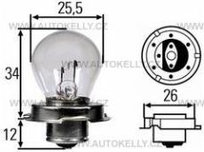 žárovka 12V 15W P26s S3 Babeta 00