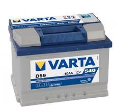 autobaterie 12V  60Ah VARTA BLUE D59